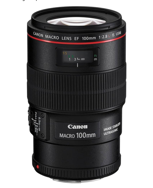 Canon Ultrasonic macro fixed lens EF 100mm USM