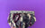 Vintage Custo Barcelona feather bag 2000s,  y2k fashion. Metallic silver evening clutch bag with long chain strap.