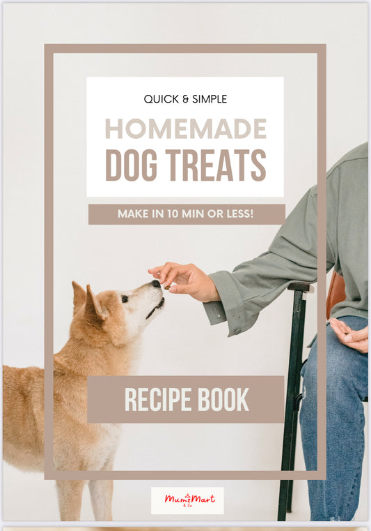 Homemade dog treats make in 10 minues or less
