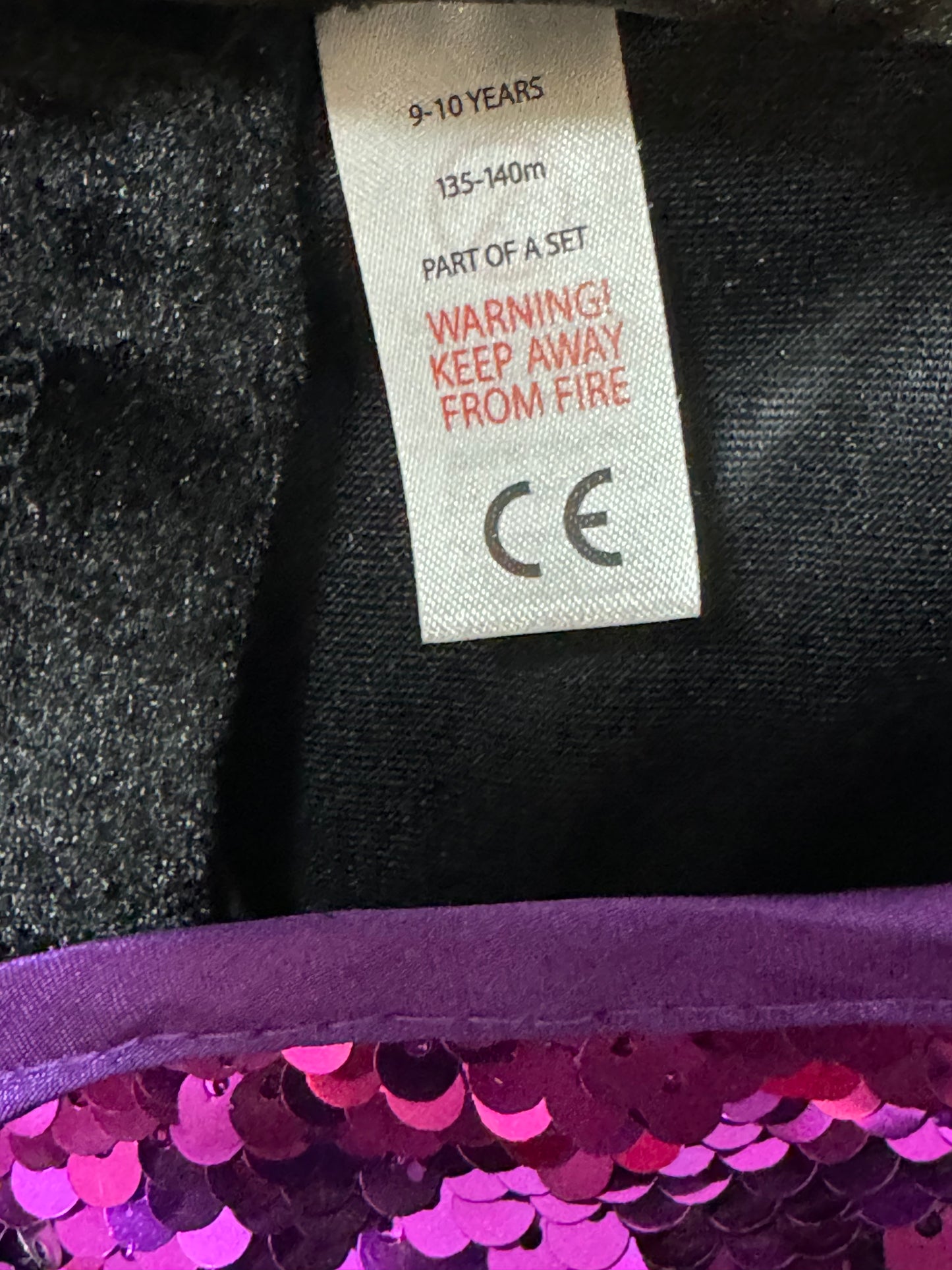 Preloved Magical Night Costumes Dress and hat