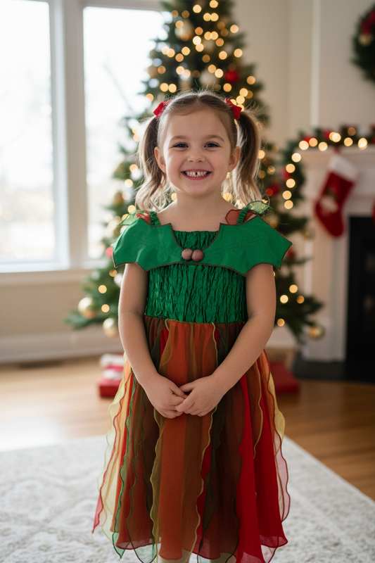 Preloved Fancy Christmas Tree Dress