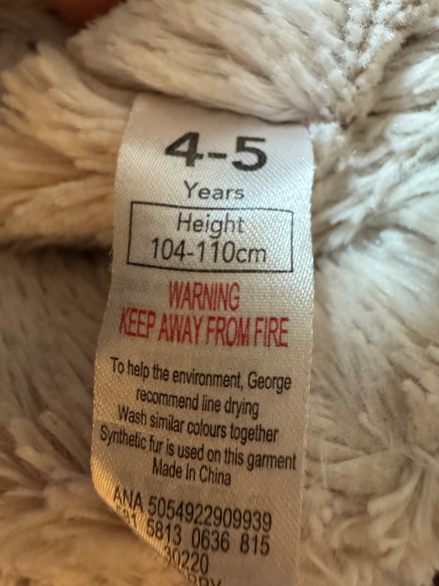 Winter Jacket, George, 4-5 years