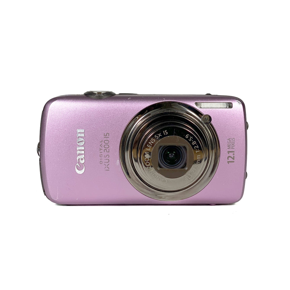 Retro Digital Camera Canon ICUS 200 IS, photo and video