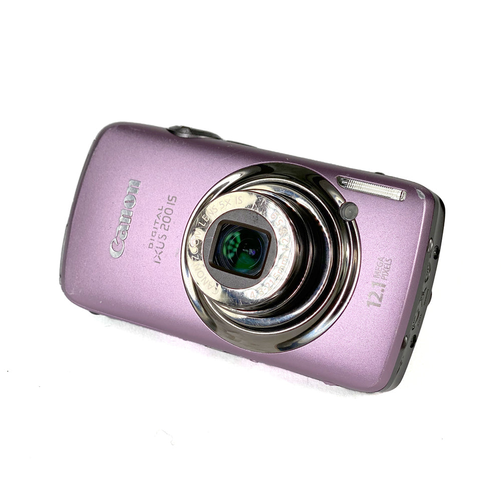 Retro Digital Camera Canon ICUS 200 IS, photo and video