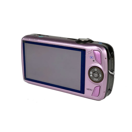 Retro Digital Camera Canon ICUS 200 IS, photo and video