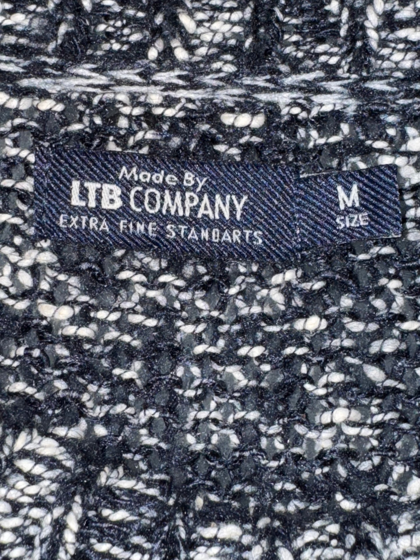 LTB Blue knitted top for ladies , size M