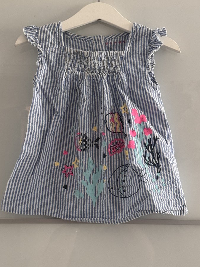 Preloved Nutmeg Nautical Stripe Top – Girls 2-3 Years
