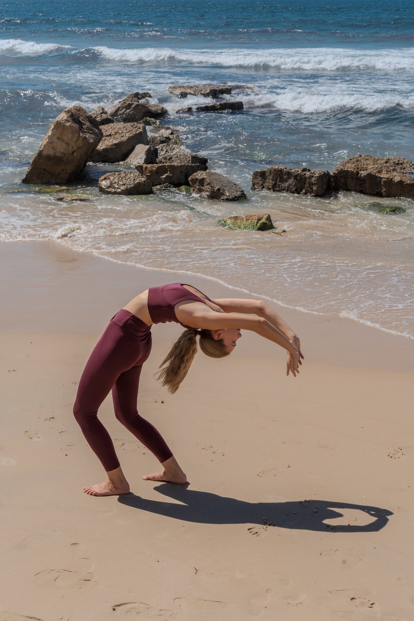 Women's Seacell Sports Bra - Burgundy