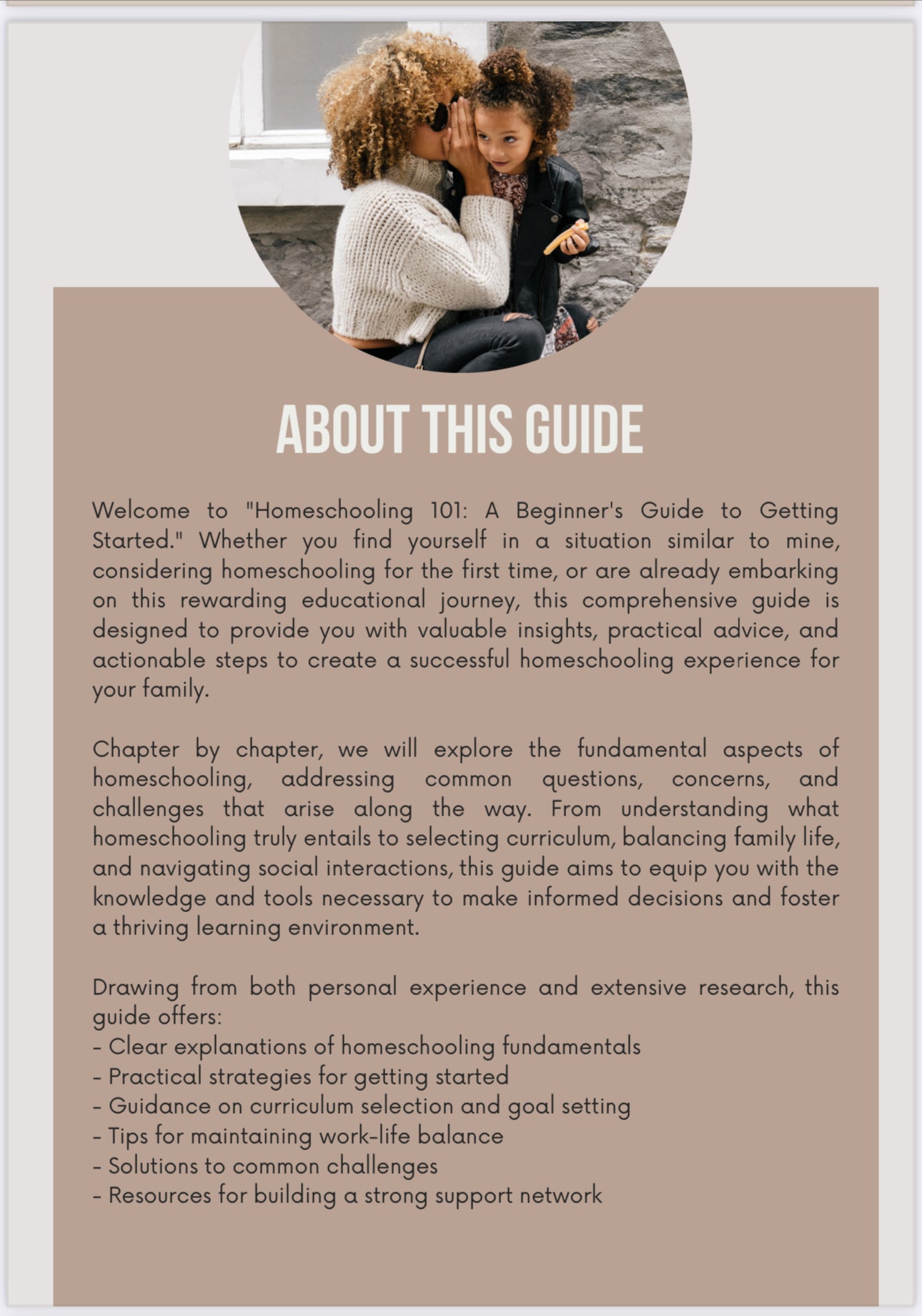 E-Book “Homeschooling 101”