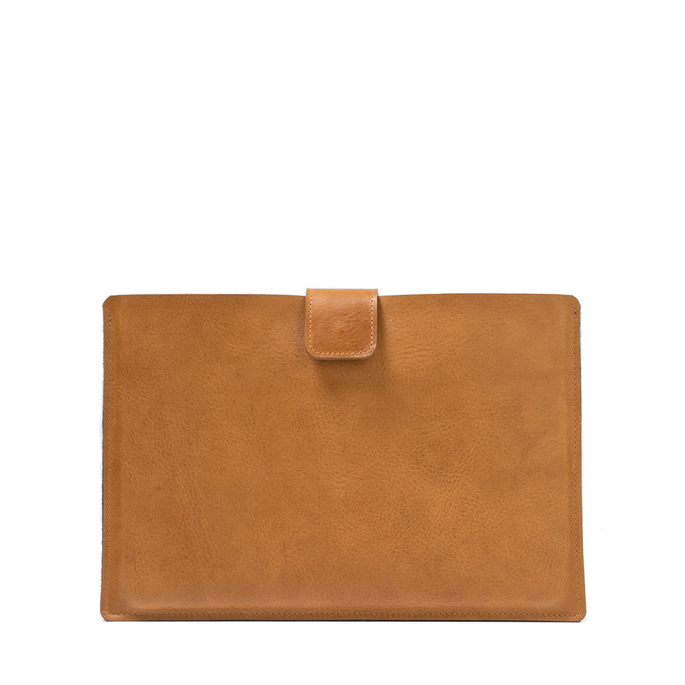 Leather Sleeve for iPad with Magnetic Strap