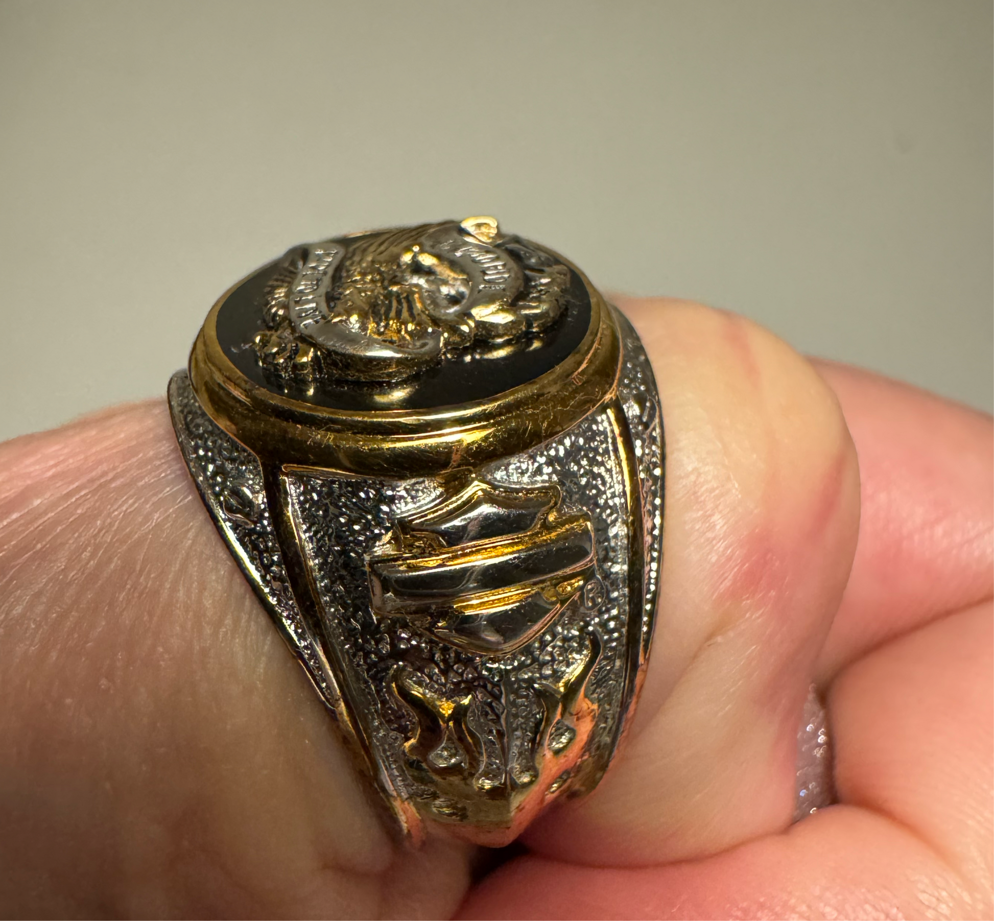 statement silver ring