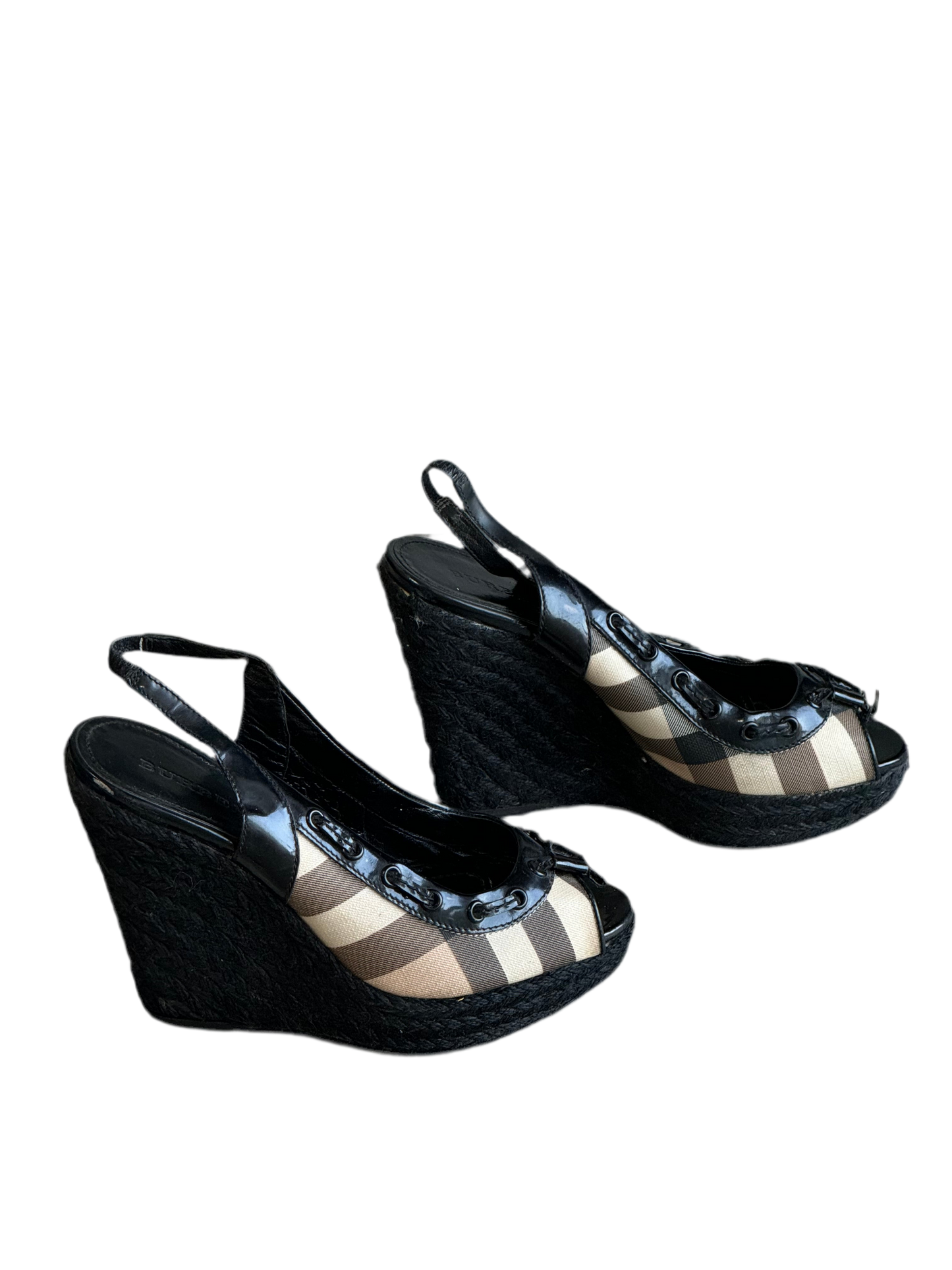 Burberry Ladies Wedged Shoes, size 40