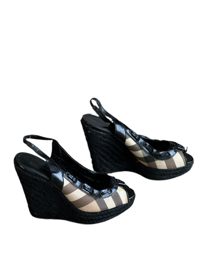 Burberry Ladies Wedged Shoes, size 40