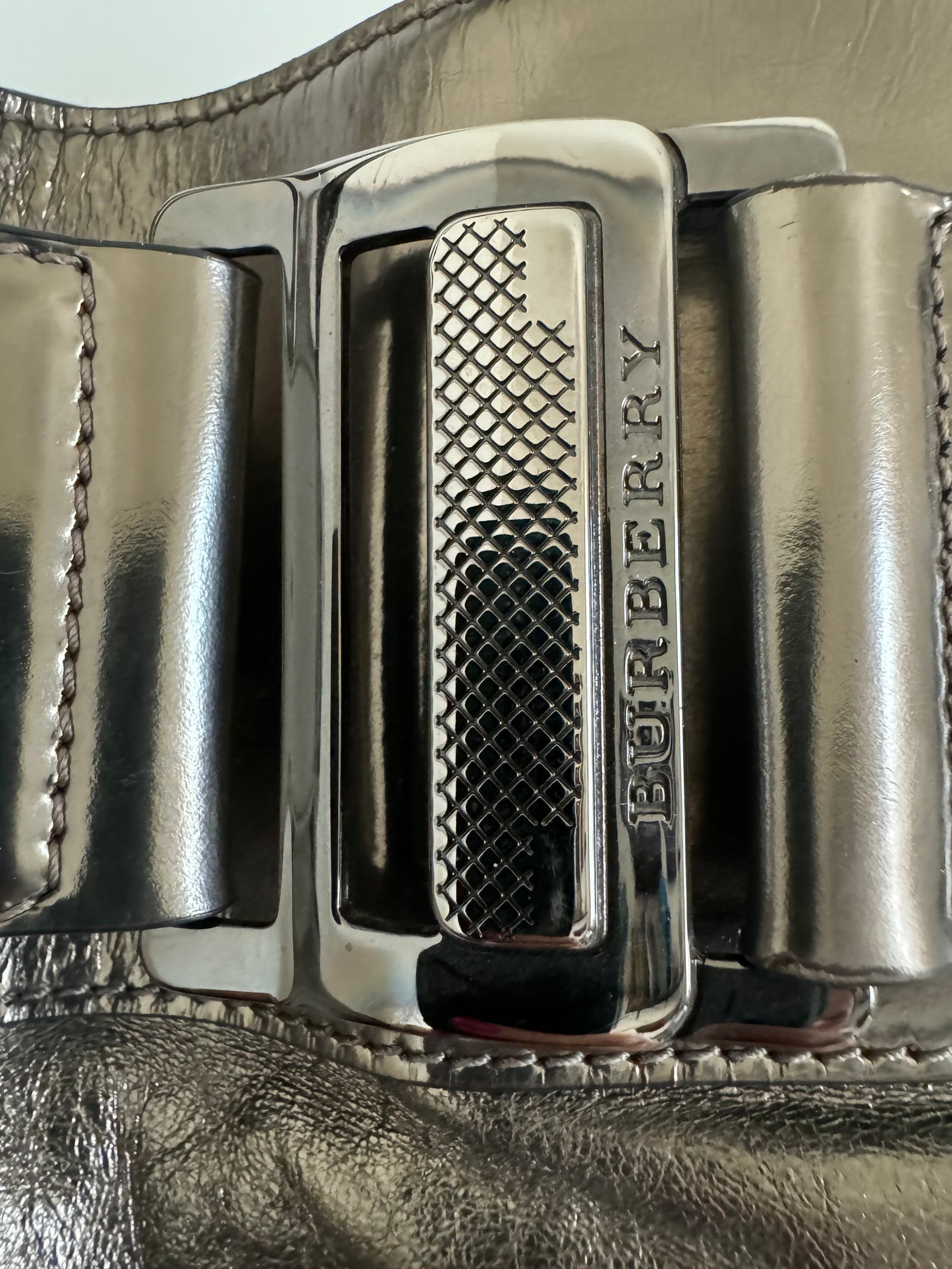 Burberry charcoal grey large bag