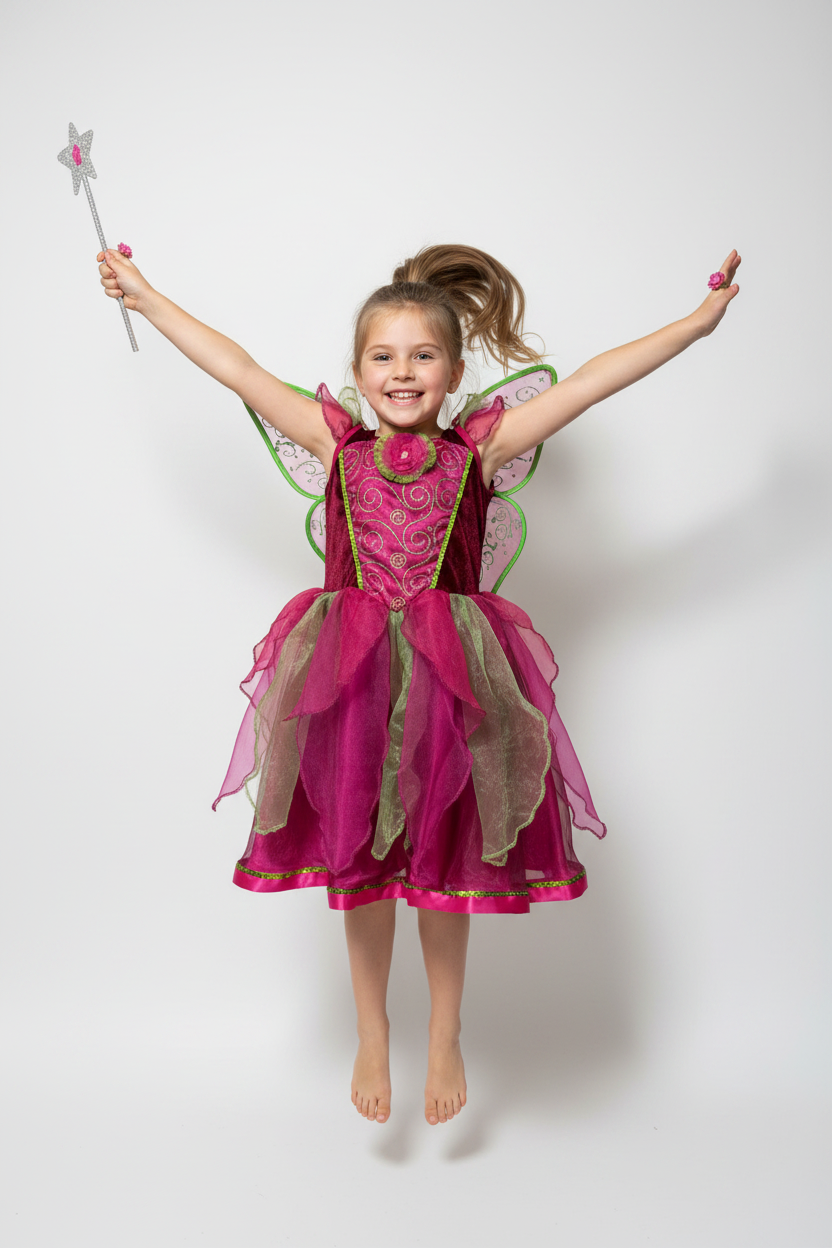 Preloved Disney Store Butterfly dress for 7-8 years old girl