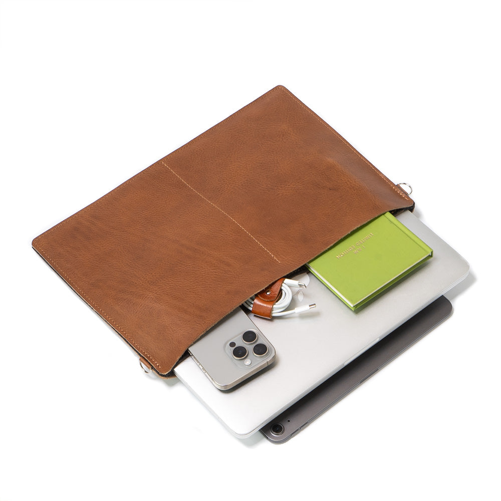 Leather Bag for MacBook - The Minimalist 4.0