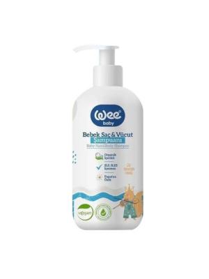 Wee Baby Hypoallergenic Baby Shampoo & Body Wash - Gentle, Natural, Organic Care for Sensitive Skin - 16.91 fl oz